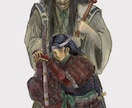 甲冑画をデジタルで精密にお描きします 実績あり/サムネ、装画、挿絵などお届けいたします。 イメージ3