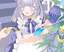 キャラクター立ち絵・一枚絵お描きします キービジュアルなど目を惹くイラストを制作します イメージ3