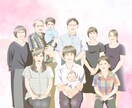 お写真をもとに✩似顔絵お描きします 2次元風の似顔絵です！アイコンやプレゼントにもどうぞ✩.*˚ イメージ1