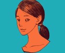SNSアイコン用の似顔絵描きます 古い印刷物のような色彩で、一味違うアイコンに。 イメージ5