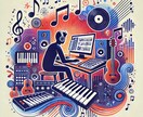 オリジナルの音源を制作できます あなただけのBGMを作成します イメージ1
