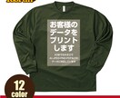 ドライ ロングtシャツ  お客様データで印刷ます お客様のデータでキレイにプリント。イメージ確認も出来て安心。 イメージ2