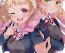 用途なんでも♪/歌ってみた等の1枚イラスト描きます 可愛い女の子が動画やSNSを飾ります♡ イメージ7