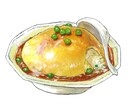 食べ物・料理のカットイラスト描きます 挿絵やメニュー表にぴったりのイラストをどうぞ イメージ2