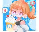 商用可！デフォルメ風1枚絵描きます 可愛いほっこりデフォルメ風のイラストを描きます イメージ2