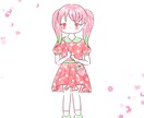 かわいいミニキャラ描きます ふわふわかわいいミニキャラ！アイコン等にいかがですか？ イメージ2
