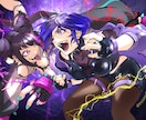 インパクトと迫力ある素敵なイラスト制作します 商用利用可☆「ダイナミック」「オリジナル」「目立つ」一枚絵 イメージ2