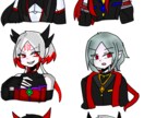 簡易式キャライラスト描きます キャラシートメーカー用にどうですか？ イメージ2