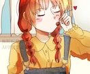 可愛い、かっこいいキャラのイラスト描きます ベタ塗り、デジタル塗り、水彩風などお好きな絵柄で描きます！ イメージ1