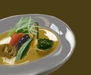 美味しい食べ物イラスト描きます リアルでおいしそうな鮮やかなイラスト イメージ8