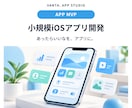 アイデアを形にするiOSアプリを開発します 個人・小規模事業向け。小さく作って育てるアプリ イメージ1