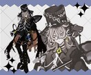 魅力的な立ち絵描きます 動画やグッズ、衣装デザインなど◎ イメージ4