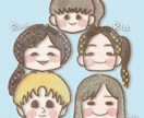 ゆるっとかわいい似顔絵を描きます ふんわり柔らかいキャラクターのような似顔絵です☺︎ イメージ6
