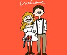 ポップでオリジナルなウェルカムボードを作成します お二人だけのオリジナルボードで結婚式を華やかに♩ イメージ2