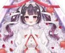 商用込 【キラキラな絵柄で1枚絵】描きます 白兎あわの絵柄で素敵な一枚絵を作成します イメージ5