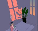 イラスト描きます 似顔絵、アイコン用、プレゼント用のオシャレなイラスト イメージ3