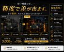 5分の映像￥3000で承ります 「短尺の良さを活かしつつ、長尺も丁寧に仕上げます イメージ1