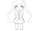 貴方のキャラクター、可愛くちっちゃくします あなたのイラスト、ミニキャラにさせて下さい,! イメージ2