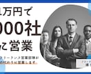 1万円で1000社に営業！問合せフォーム代行します 月間10万件など大量依頼にも対応可！他サイトで実績多数！ イメージ1