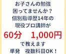 1問からOK!指導歴14年の現役プロ講師が教えます 京都大学・大学院修了｜中高生対象・単発・複数科目OK イメージ1