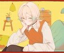 MVサムネイル等⟡厚塗り1枚絵のイラスト制作します 歌ってみた動画/配信/snsのアイコン･ヘッダー など イメージ4