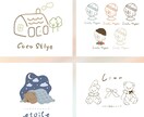 サロン・カフェ・ショップの手描きロゴ制作します 「お客様に覚えてもらえる、手書きロゴ」を心を込めて制作します イメージ3