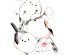 好きなインコ、鳥の絵を描きます SNS用アイコンやスマホの壁紙、思い出に イメージ7