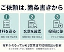 箇条書きからSNS告知文を3本作成します 商品紹介・募集締切・受付再開の文章づくりをお手伝いします イメージ2
