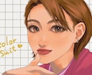 美しい女性、中性的な男性の顔を描きます 美しい顔、ショートカットが得意です イメージ4