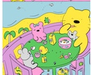 可愛い動物キャラの絵本風イラスト描きます 商用利用可！挿絵にも。最短二日で納品します。 イメージ4