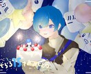 バストアップのアイコンイラスト描きます 凝ったデザインでのプラス料金発生しません! イメージ2