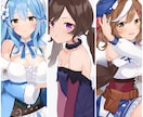 様々な要件に合わせて可愛いイラストを描きます かわいい女の子やミニキャラなど満足できるようなのを提供します イメージ1