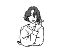 ファッショナブルで女性らしい白黒イラスト描きます 女性向けコンテンツの挿絵やSNSアイコンにおすすめ！ イメージ2