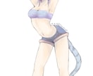 可愛い！女の子のイラスト描きます 手描き感のあるオンリーワンなイラストをお届け！ イメージ4