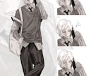 ラフタッチで全身立ち絵を制作します 実績数10件までSDキャラ同梱！表情差分3種付き イメージ7