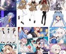 一枚絵イラスト・SNS用アイコン・立ち絵等描きます 一枚絵イラスト・SNS用アイコン・立ち絵(TRPG等) イメージ2