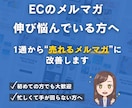 売上につながるメルマガテンプレ・文章・構成作ります メルマガ送っているのに伸びない方へ｜一緒に改善しましょう イメージ1