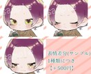 マシュマロほっぺの癒し系ミニキャラ描きます アイコン・ヘッダー・配信・グッズ…etc.ご利用下さい！ イメージ6