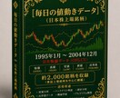 毎日の株価データ 1995年~2004年販売します 市場を深く分析するための株価データを販売中！ イメージ1