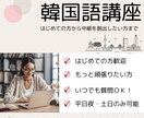 初～中級者向の話せる韓国語レッスンをします 発音、文法、会話等、学習したいところをサポートしていきます！ イメージ1