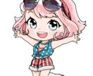 可愛くポップなミニキャラ描きます 柔軟に対応！こちらのミニキャラならお急ぎ(3日以内)も無料！ イメージ1