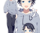 キャラデザ込み！立ち絵制作致します IRIAM、TRPG、配信活動などに使用可能！ イメージ3