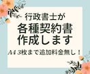 契約書や利用規約を行政書士がスピーディに作成します プライバシーポリシーや業務委託契約書も作成可能 イメージ1