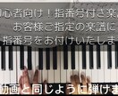動画付き！お手持ち楽譜に指番号お付けしますます 演奏動画付きで安心♪初心者でも弾ける運指を丁寧にお付けします イメージ2