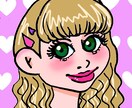 ぷっくり可愛い似顔絵♡小物無料♡ イメージ1