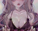 お耽美なイラスト描きます 被らない独特な美しいイラストが欲しいあなたにおすすめ イメージ4
