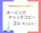 帰国子女がフランス語でネーミングします 〜商品名、ブログタイトルなどに使えるフランス語３案〜 イメージ1