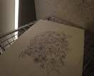 花をモチーフにした作品を販売します 他にはない独創的なデザインであなただけの一枚を イメージ2