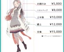 世界観を大切に、個性ある立ち絵を描きます キャラクターに世界観や性格、モチーフを丁寧に落とし込みます イメージ9
