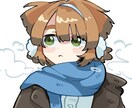 可愛い等身低めなミニキャライラストを作成します アイコンや立ち絵、グッズ向きのミニキャライラスト イメージ2